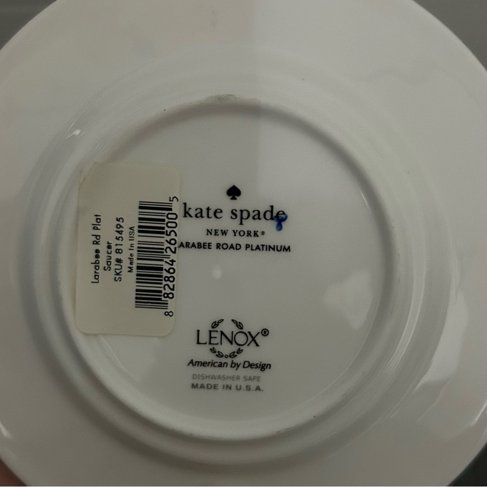Kate Spade Larabee Dot Cup and Saucer (10) - Picture 3 of 3